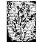 Simon Says Stamp! Tim Holtz Cling Rubber ATC Stamp FLUTTER COM022