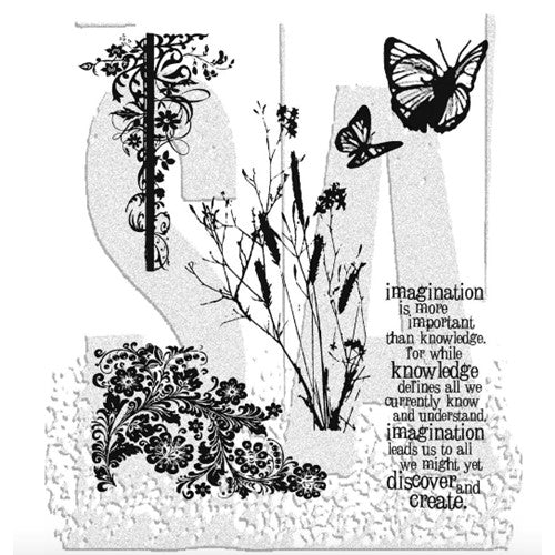 Simon Says Stamp! Tim Holtz Cling Rubber Stamps NATURE'S DISCOVERY CMS049