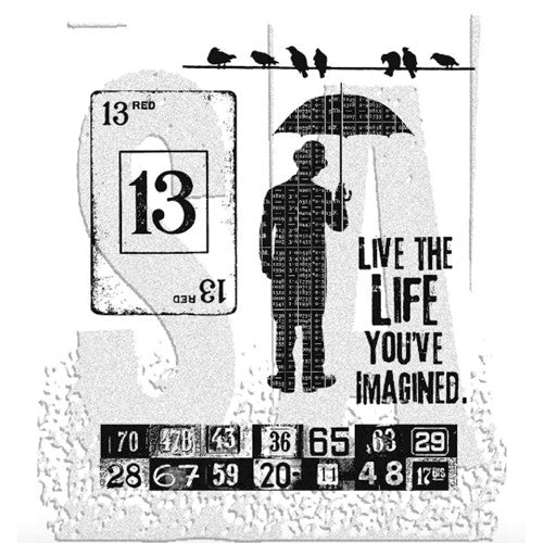 Simon Says Stamp! Tim Holtz Cling Rubber Stamps CREATIVE MUSE CMS046