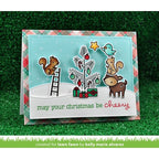 Simon Says Stamp! Lawn Fawn CHEERY CHRISTMAS Clear Stamps LF1216