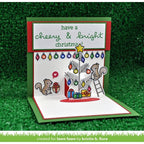 Simon Says Stamp! Lawn Fawn CHEERY CHRISTMAS Clear Stamps LF1216