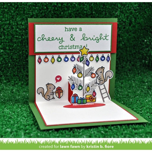 Simon Says Stamp! Lawn Fawn SET SULF16SETCC CHEERY CHRISTMAS Clear Stamps and Dies