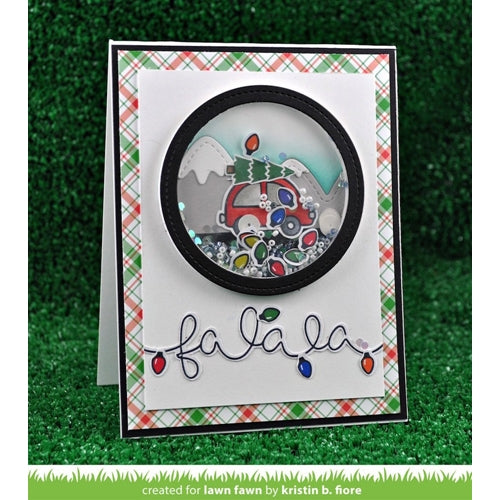 Simon Says Stamp! Lawn Fawn SET SULF16SETHFH HOME FOR THE HOLIDAYS Clear Stamps and Dies