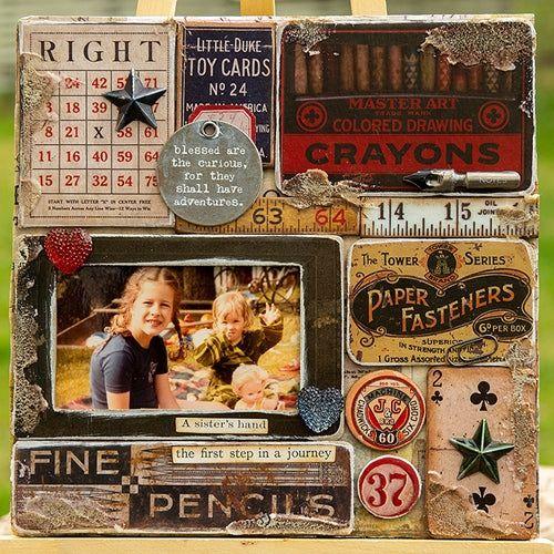 Simon Says Stamp! Tim Holtz Flip Top Distress Paint ANTIQUE LINEN Ranger TDF52906 | color-code:ALTF2