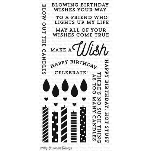 My Favorite Things Clear Stamps 4x8 Bitty Birthday Wishes