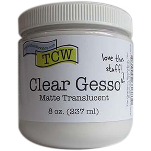 Simon Says Stamp! The Crafter's Workshop CLEAR GESSO Matte Translucent TCW9007