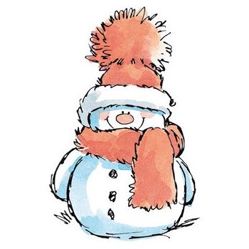 Simon Says Stamp! Penny Black Rubber Stamp SNOWY 2521K
