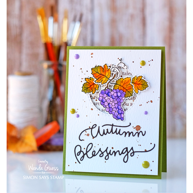 Simon Says Stamp! Simon Says Stamp AUTUMN BLESSINGS Wafer Dies SSSD111615