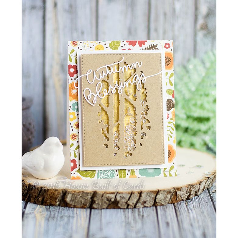 Simon Says Stamp! Simon Says Stamp AUTUMN BLESSINGS Wafer Dies SSSD111615