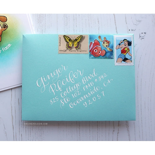 Simon Says Stamp! Simon Says Stamp Envelopes AUDREY BLUE ssse08