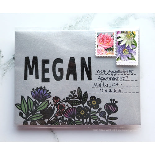 Simon Says Stamp! Simon Says Stamp Envelopes METALLIC SILVER ssse32