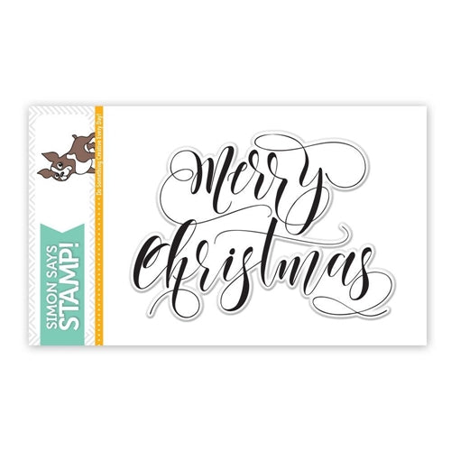 Simon Says Stamp! Simon Says Clear Stamps MERRY CHRISTMAS SSS101644