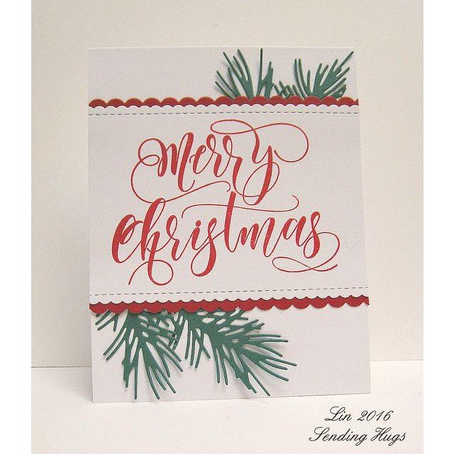 Simon Says Stamp! Simon Says Clear Stamps MERRY CHRISTMAS SSS101644