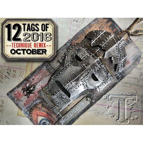 Simon Says Stamp! Tim Holtz Flip Top Distress Paint TARNISHED BRASS Ranger TDF50643