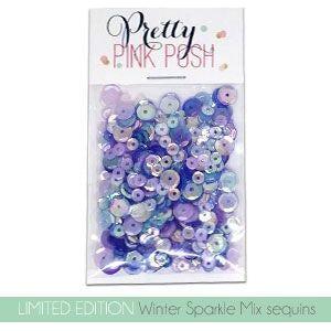 Simon Says Stamp! Pretty Pink Posh WINTER SPARKLE Sequin Mix