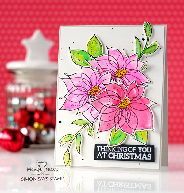Simon Says Stamp! Simon Says Clear Stamps WINTER FLOWERS SSS101660