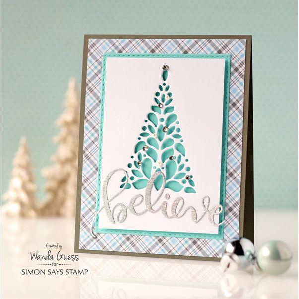 Simon Says Stamp! Simon Says Stamp BELIEVE Shadow Wafer Die SSSD111650