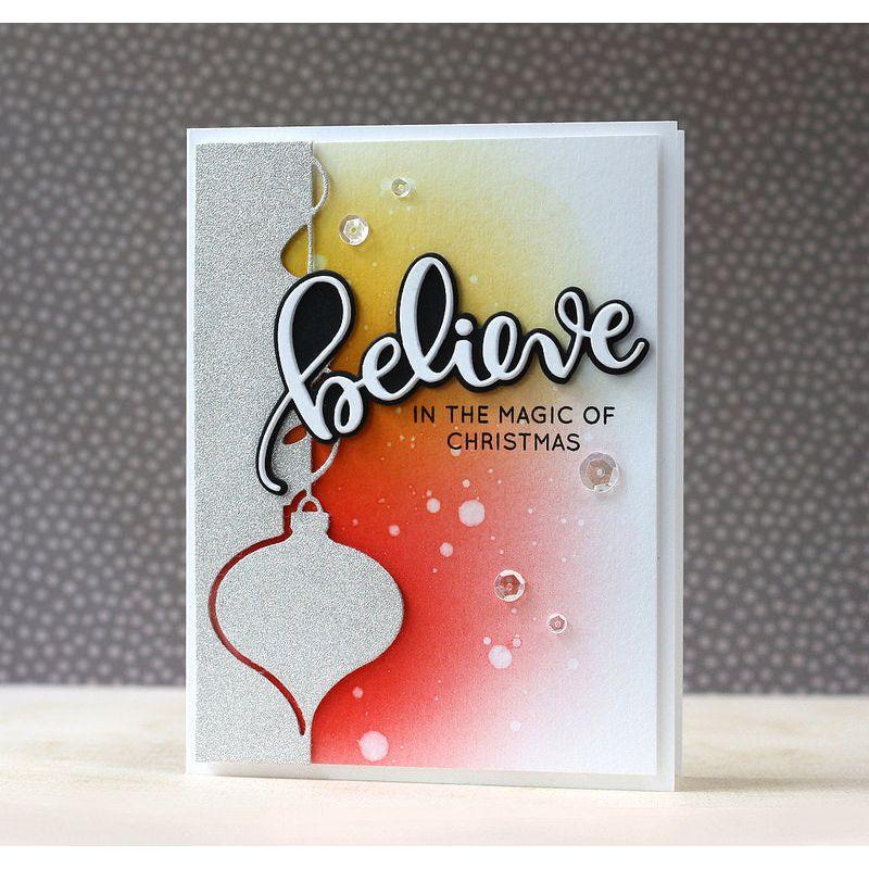Simon Says Stamp! Simon Says Stamp BELIEVE Shadow Wafer Die SSSD111650