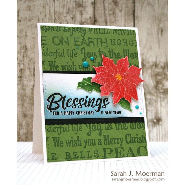 Simon Says Stamp! Simon Says Cling Stamps HOLIDAY BACKGROUND SSS101653