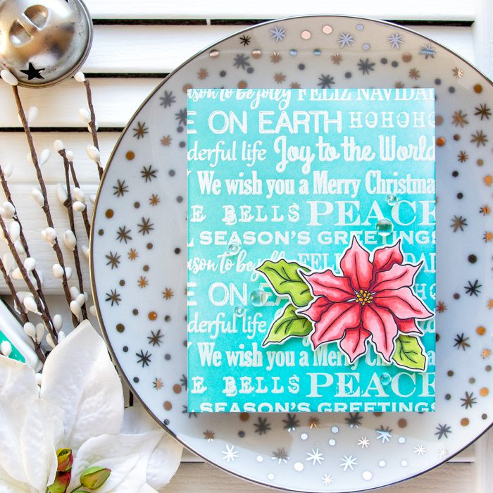 Simon Says Stamp! Simon Says Cling Stamps HOLIDAY BACKGROUND SSS101653