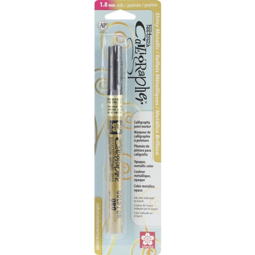 Simon Says Stamp! Sakura GOLD METALLIC Pen Touch 1.8 Calligraphy Marker 47381