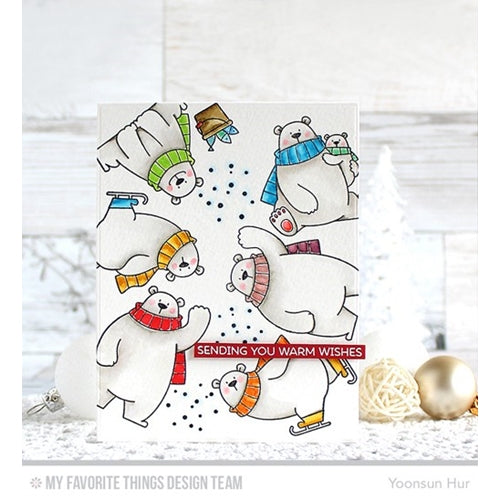 Simon Says Stamp! My Favorite Things POLAR BEAR PALS Clear Stamps BB40