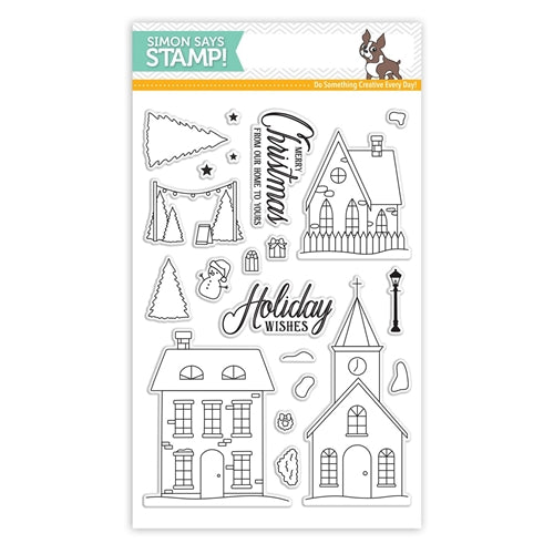 Simon Says Stamp! Simon Says Clear Stamps CHRISTMAS TOWN SSS101685 Advent