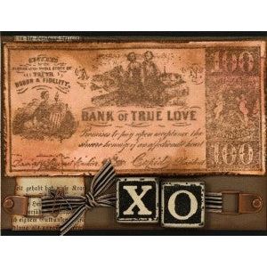 Simon Says Stamp! Tim Holtz Cling Rubber Stamps FROM THE HEART Love CMS006