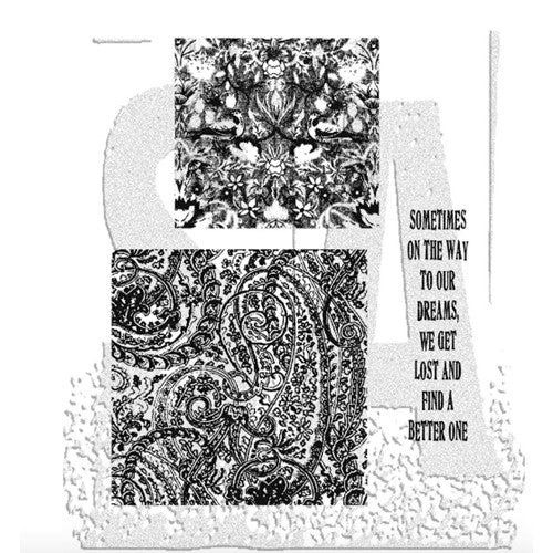 Simon Says Stamp! Tim Holtz Cling Rubber Stamps GARMENT DISTRICT CMS007