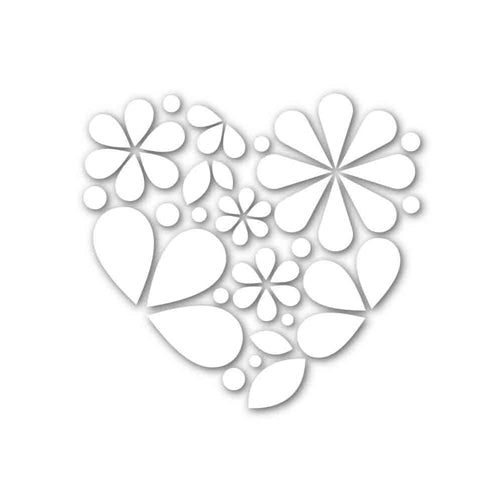 Simon Says Stamp! Simon Says Stamp HEART OF FLOWERS Wafer Die SSSD111660
