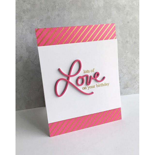 Simon Says Stamp! Simon Says Stamp LOVE 2 Wafer Die SSSD111695