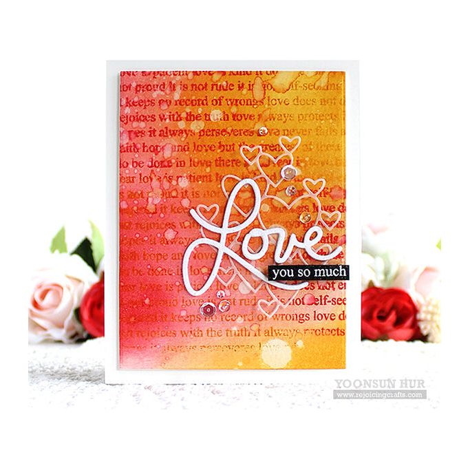 Simon Says Stamp! Simon Says Stamp LOVE 2 Wafer Die SSSD111695
