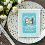 Simon Says Stamp! Simon Says Stamp Stencil DRAWN HEARTS SSST121389