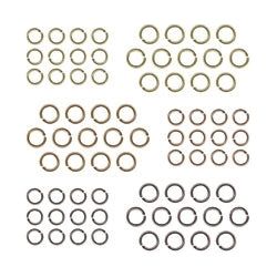 Simon Says Stamp! Tim Holtz Idea-ology 75 JUMP RINGS Hardware Attach Ring  TH92726