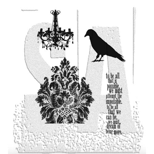 Simon Says Stamp! Tim Holtz Cling Rubber Stamps BIRDS and BAUBLES CMS039