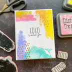 Simon Says Stamp! Tim Holtz Cling Rubber Stamps BRUSHSTROKES CMS293 | color-code:ALT1