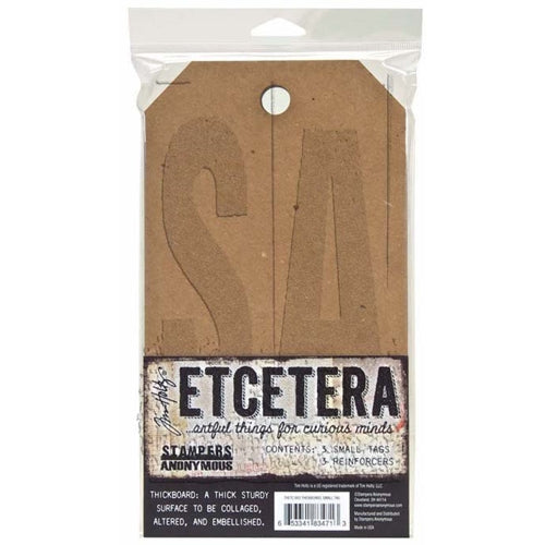 Simon Says Stamp! Tim Holtz Etcetera SMALL TAG Thickboards THETC-003