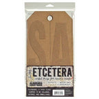 Simon Says Stamp! Tim Holtz Etcetera MEDIUM TAG Thickboards THETC-002