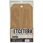 Simon Says Stamp! Tim Holtz Etcetera LARGE TAG Thickboards THETC-001