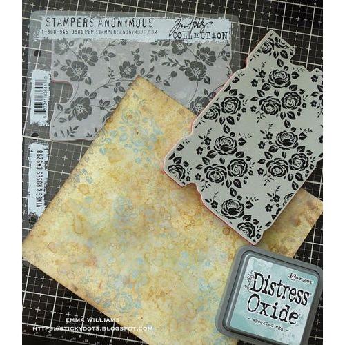 Simon Says Stamp! Tim Holtz Cling Rubber Stamps VINES AND ROSES CMS298
