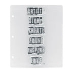 Simon Says Stamp! Tim Holtz Idea-ology STAMP BINDER REFILL SHEETS Storage Solutions CH93823