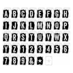 Simon Says Stamp! Tim Holtz Idea-ology ALPHA TRANSPARENT TILES TH93566