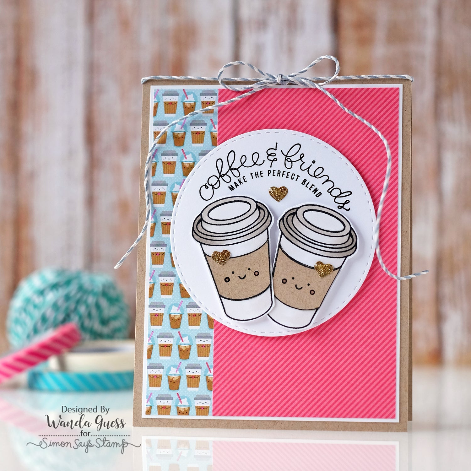 Simon Says Stamp! Simon Says Clear Stamps COFFEE AND TEA SSS101695