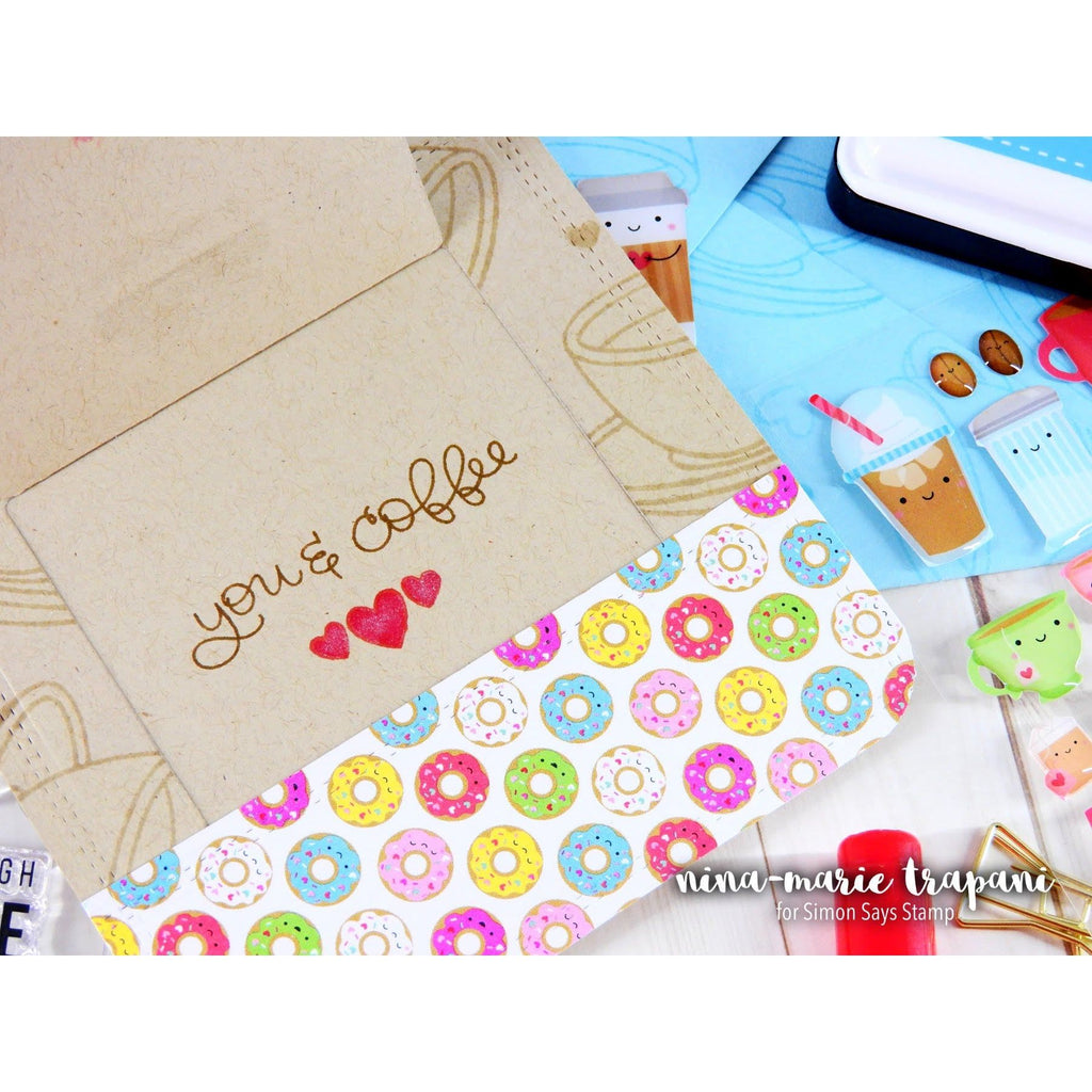 Simon Says Stamp! Simon Says Clear Stamps COFFEE AND TEA SSS101695
