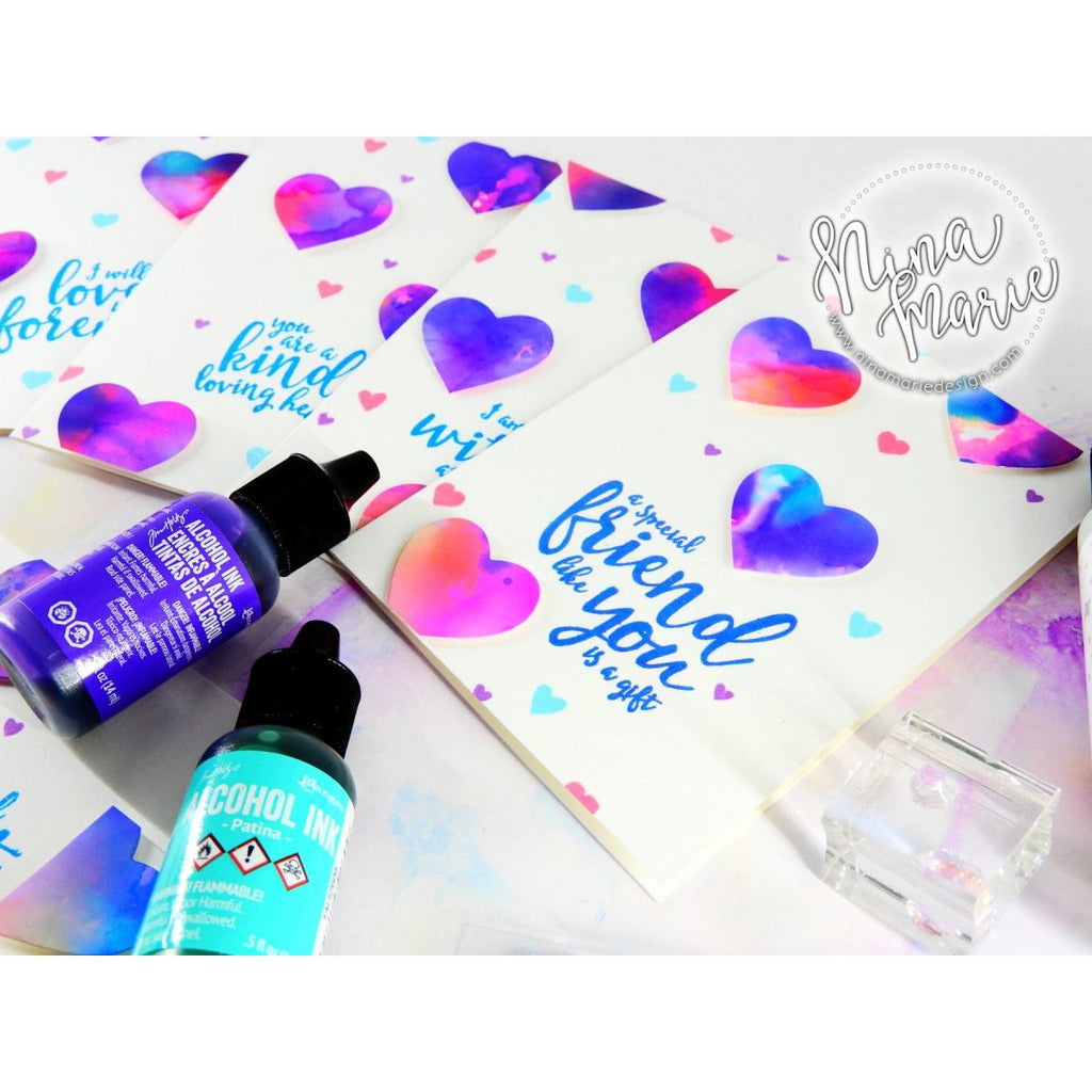 Simon Says Stamp! Simon Says Clear Stamps LOVING HEART Sentiments SSS101718