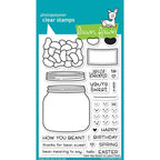 Simon Says Stamp! Lawn Fawn HOW YOU BEAN? Clear Stamps LF1325