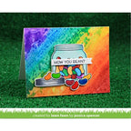 Simon Says Stamp! Lawn Fawn HOW YOU BEAN? Shaker Add-On Lawn Cuts Dies LF1327