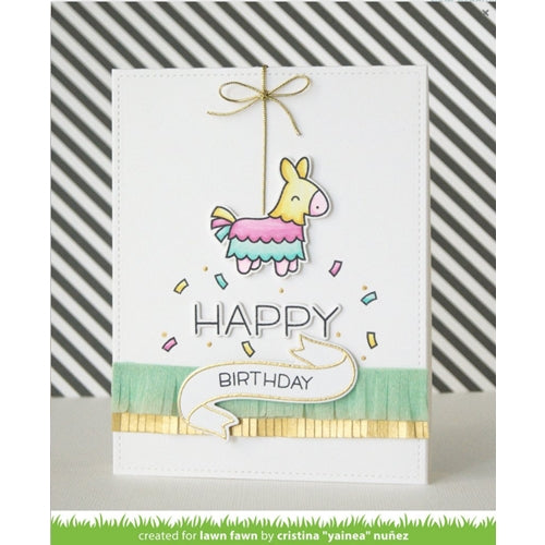 Simon Says Stamp! Lawn Fawn HAPPY HAPPY HAPPY Clear Stamps LF1334