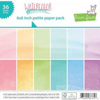 Simon Says Stamp! Lawn Fawn WATERCOLOR WISHES Petite 6x6 Paper Pack LF1355