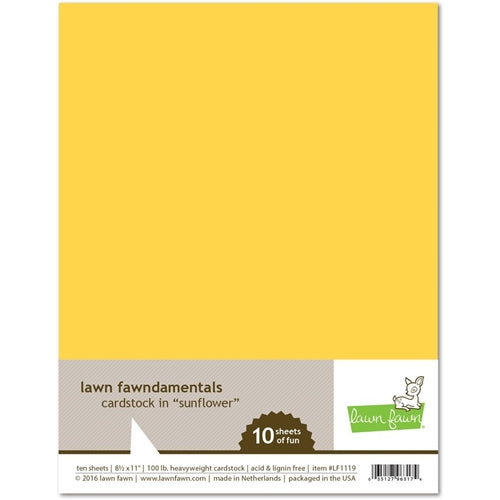 Simon Says Stamp! Lawn Fawn SUNFLOWER Cardstock LF1119